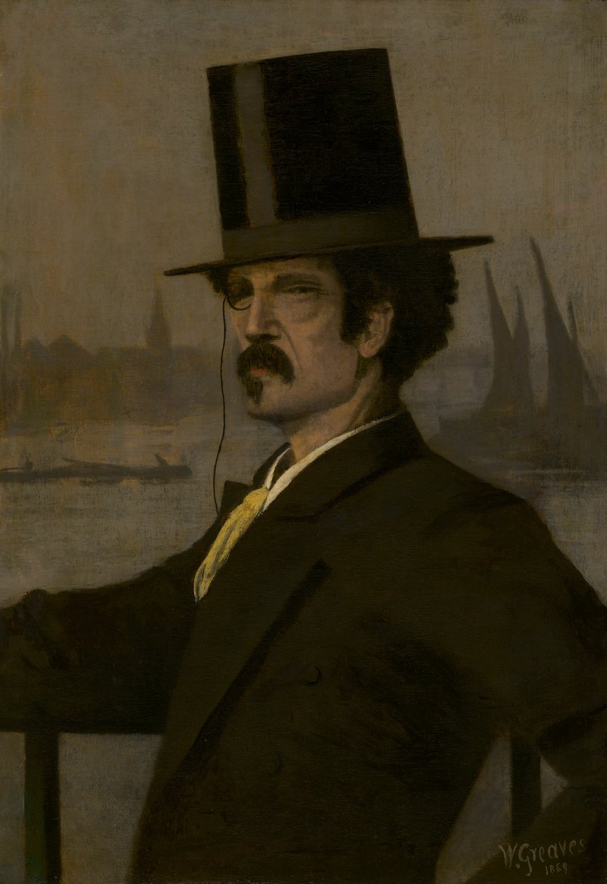James McNeill Whistler, 1869 de Walter Greaves
