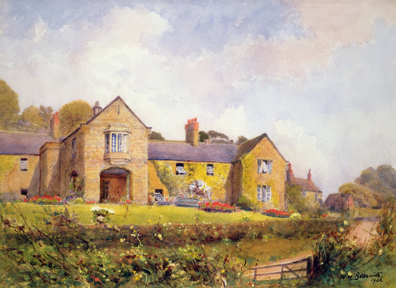 Una casa de campo, 1926 de Walter H. Goldsmith