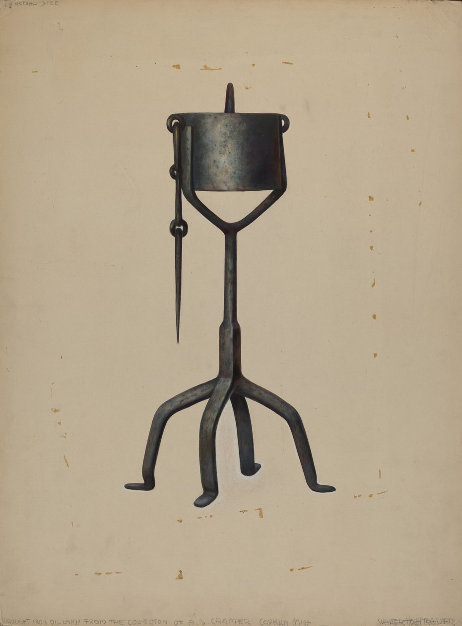 Lámpara de aceite de Walter Hochstrasser