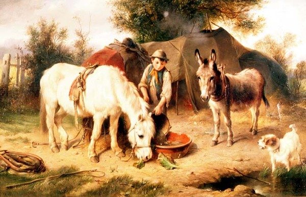 El campamento gitano de Walter Hunt