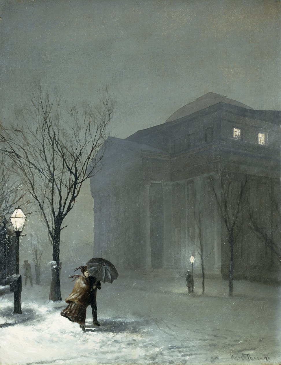 Albany en la nieve de Walter Launt Palmer