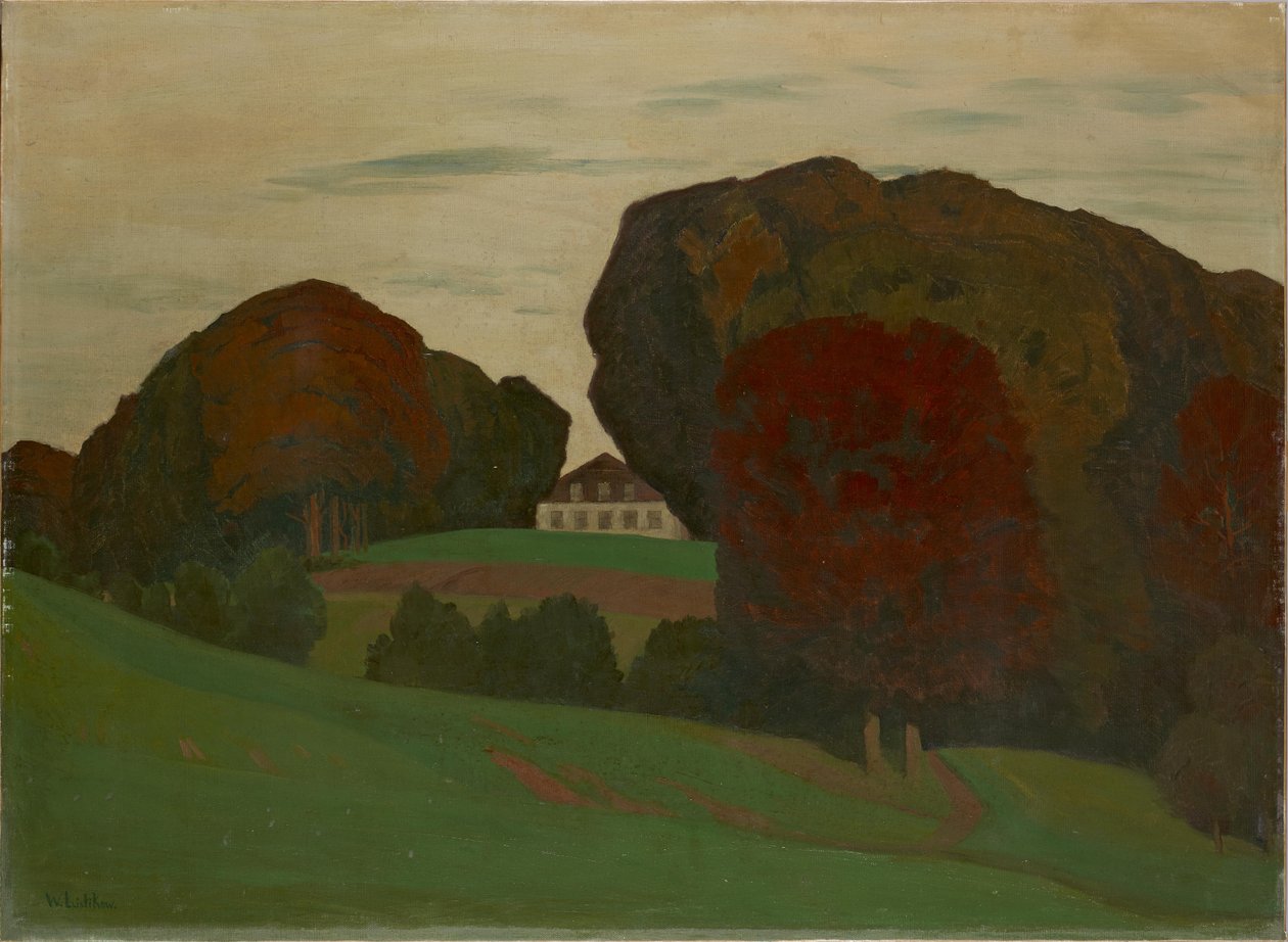 Parque danés con chalet de Walter Leistikow