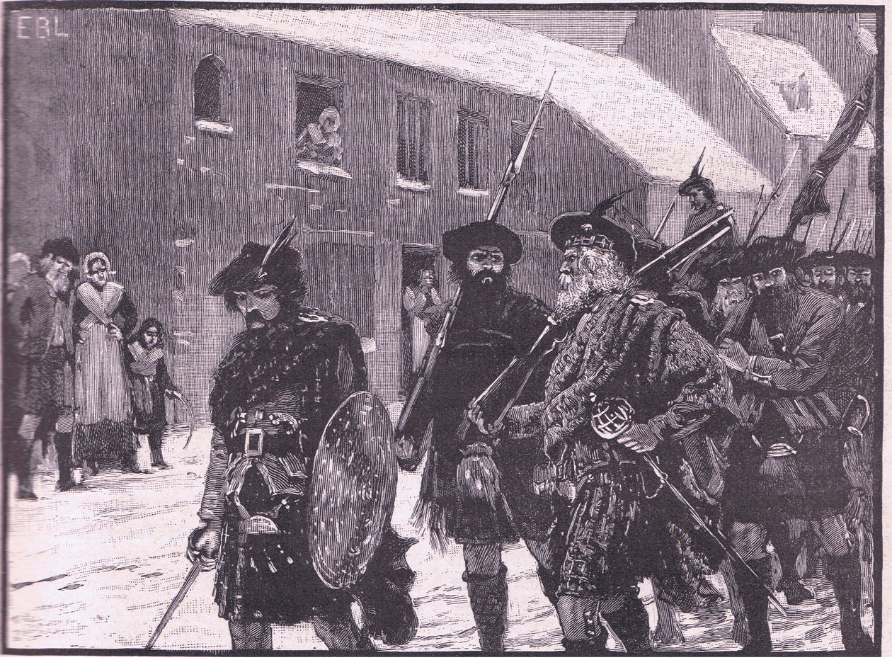 Retirada de los Highlanders AD 1716 de Walter Paget