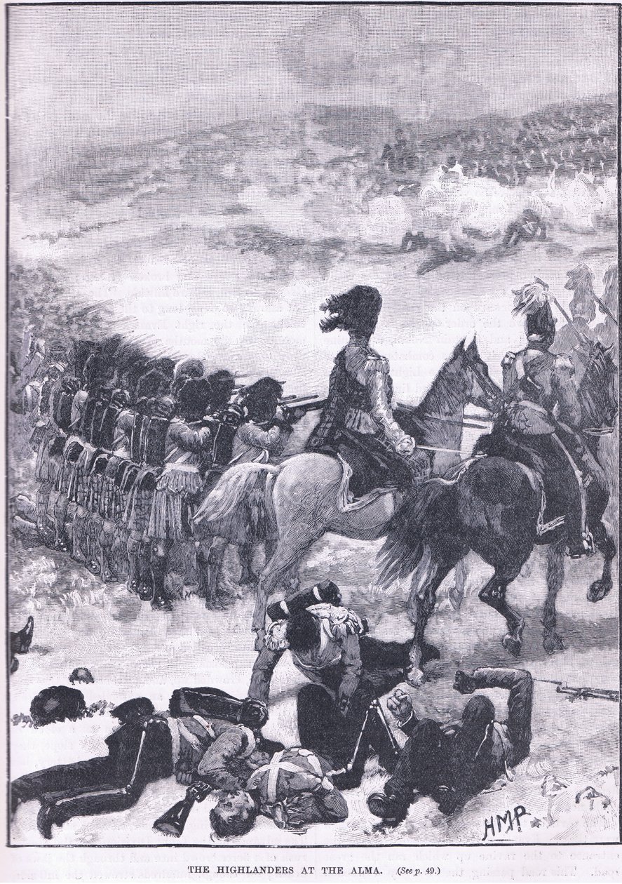 Los montañeses en Alma 1854 d.C. de Walter Paget