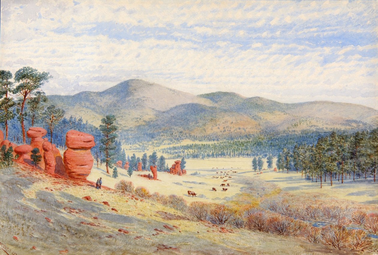 En Monument Park, Colorado, 1874 de Walter Paris