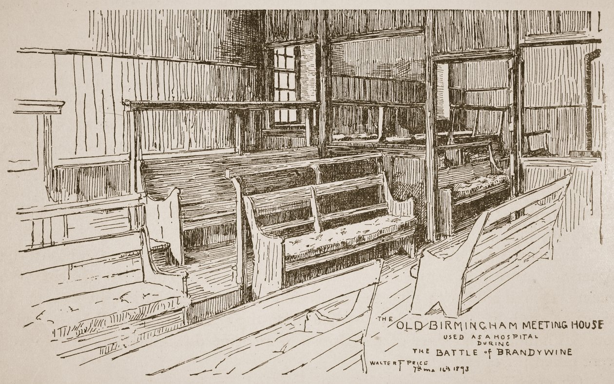 La antigua casa de reuniones de Birmingham, 1893 de Walter Price