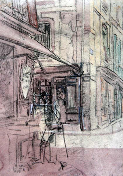 Una tienda en Dieppe de Walter Richard Sickert