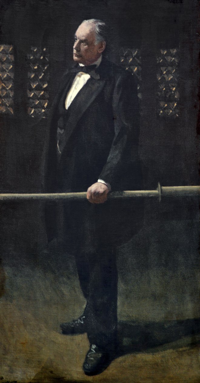 Charles Bradlaugh en la Cámara de los Comunes, c.1892-93 (óleo sobre lienzo) de Walter Richard Sickert