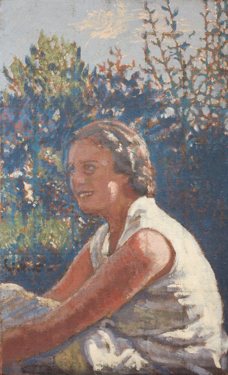 Diana Forbes-Robertson, c. 1933 (Óleo sobre lienzo) de Walter Richard Sickert
