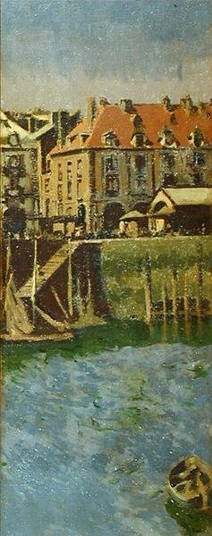 La Darse (El puerto interior) Dieppe de Walter Richard Sickert