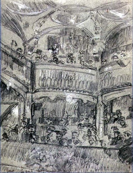 La Gaite Montparnasse, c.1907 de Walter Richard Sickert