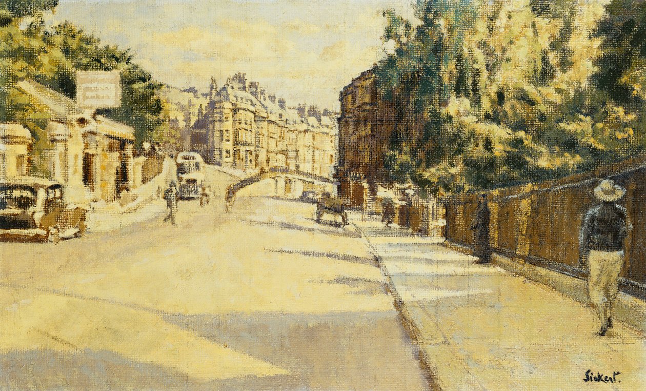 Calle de Londres, Bath, mirando hacia Walcot de Walter Richard Sickert
