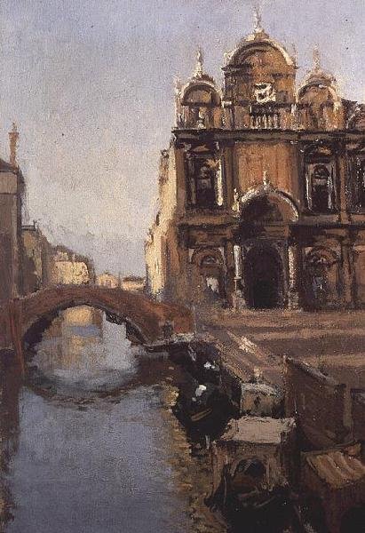 Scuola Grande di San Marco y Rio dei Mendicanti, Venecia de Walter Richard Sickert