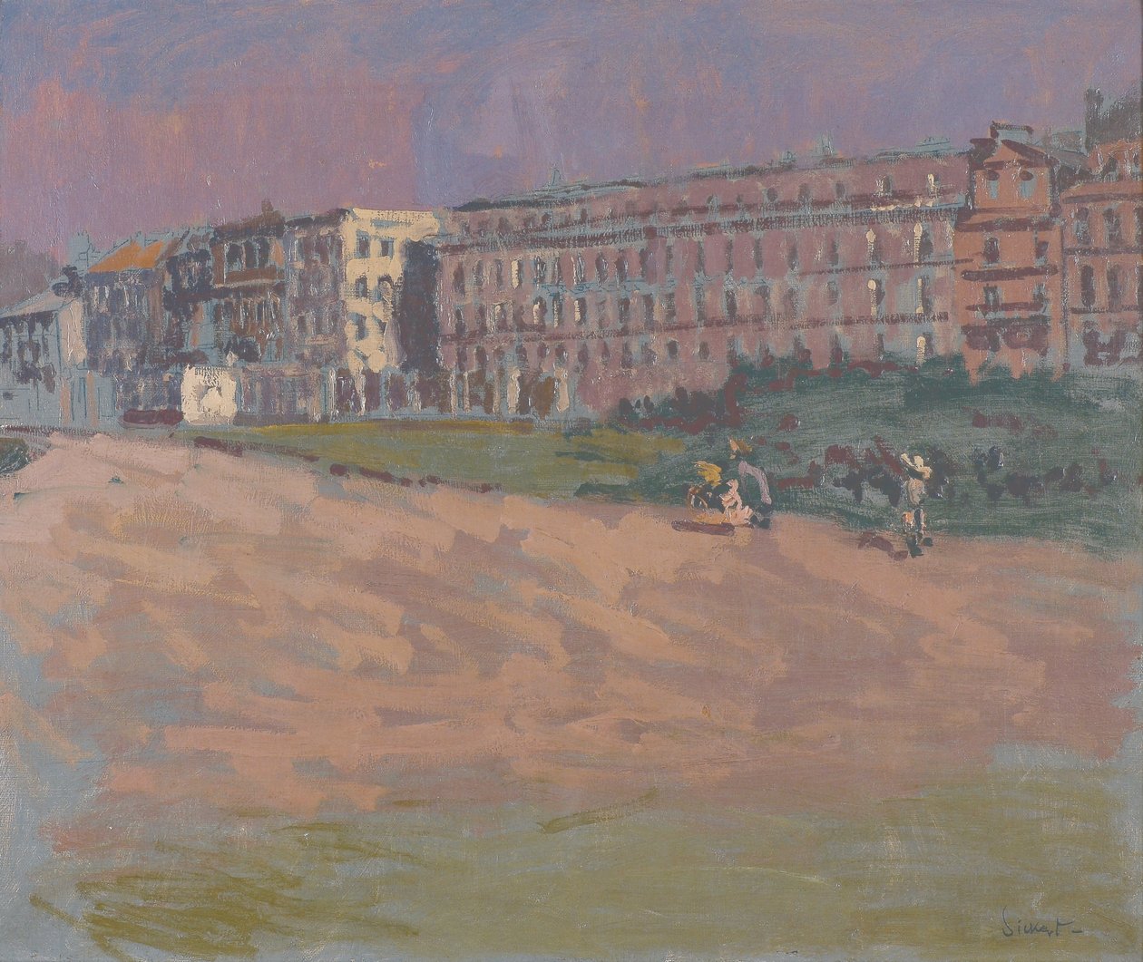 The Hotel Royal, Dieppe, c.1900-01 (óleo sobre lienzo) de Walter Richard Sickert