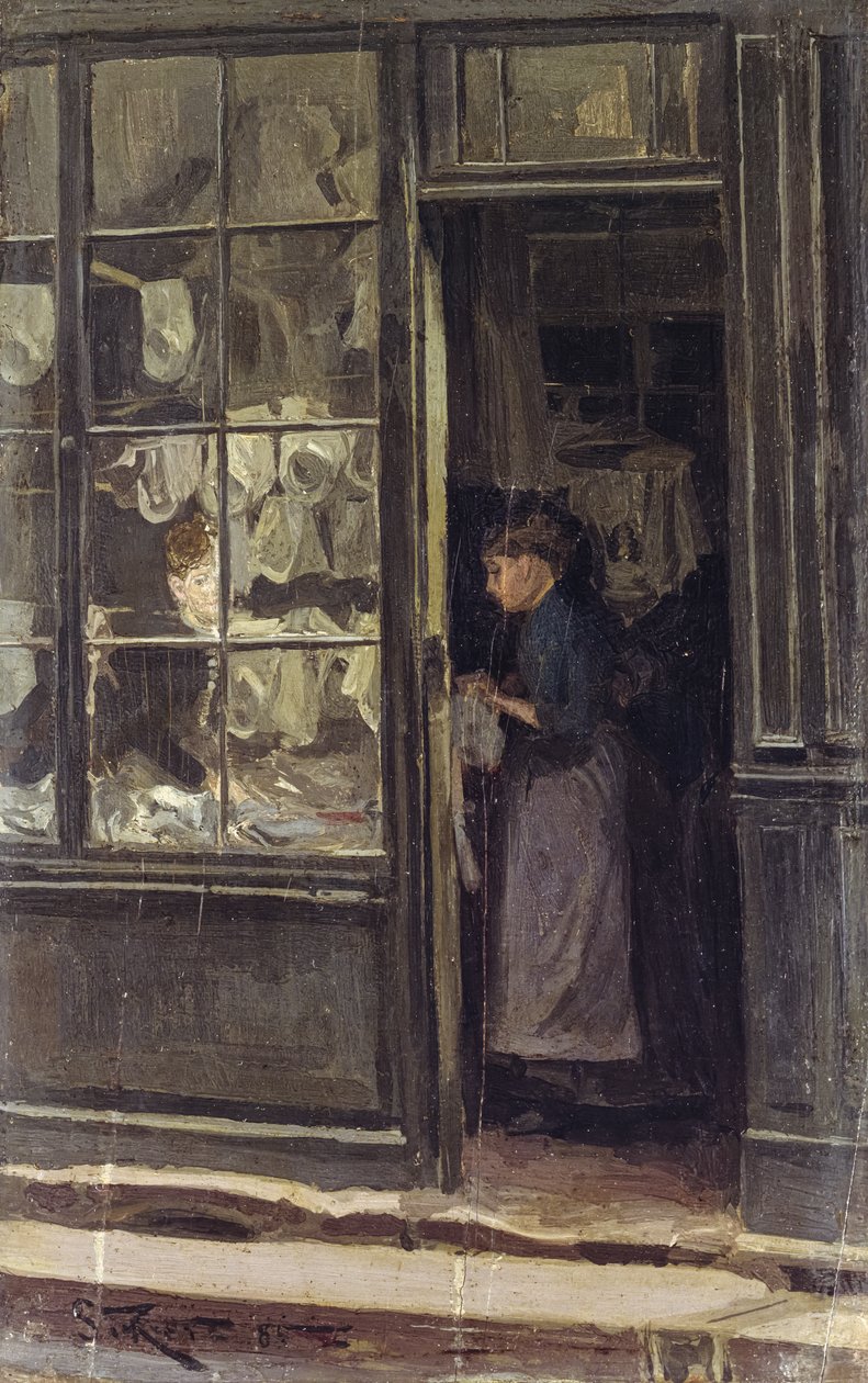 La tienda de lavandería de Walter Richard Sickert