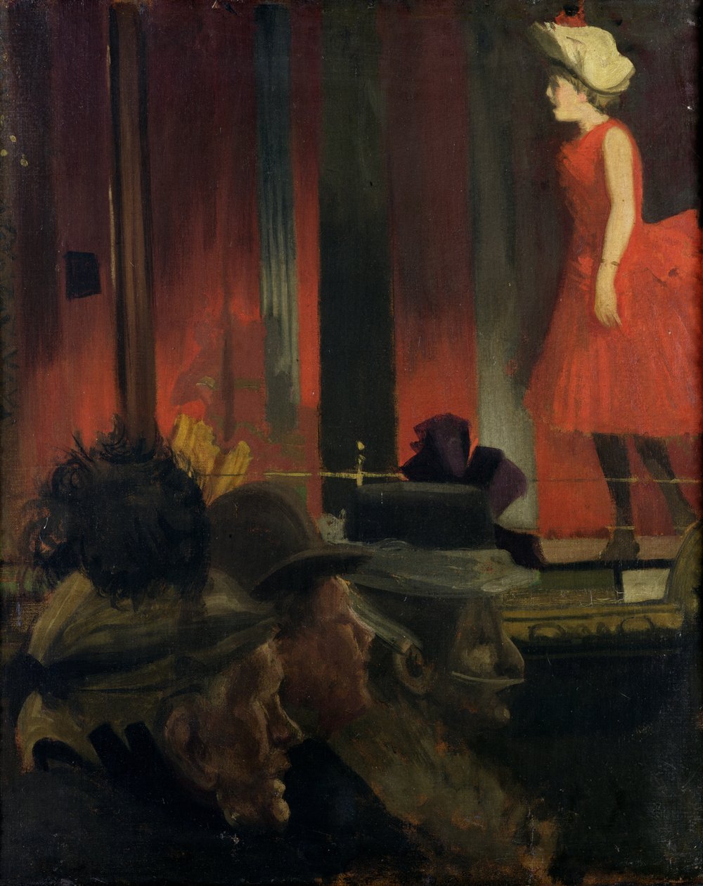 El salón de música, 1889 de Walter Richard Sickert