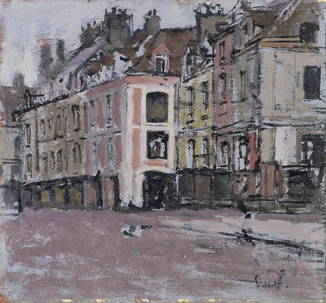 Las viejas arcadas, Dieppe, c.1898-1900 de Walter Richard Sickert