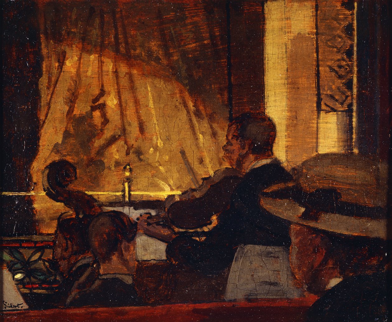 El foso en el viejo Bedford, c.1889 de Walter Richard Sickert