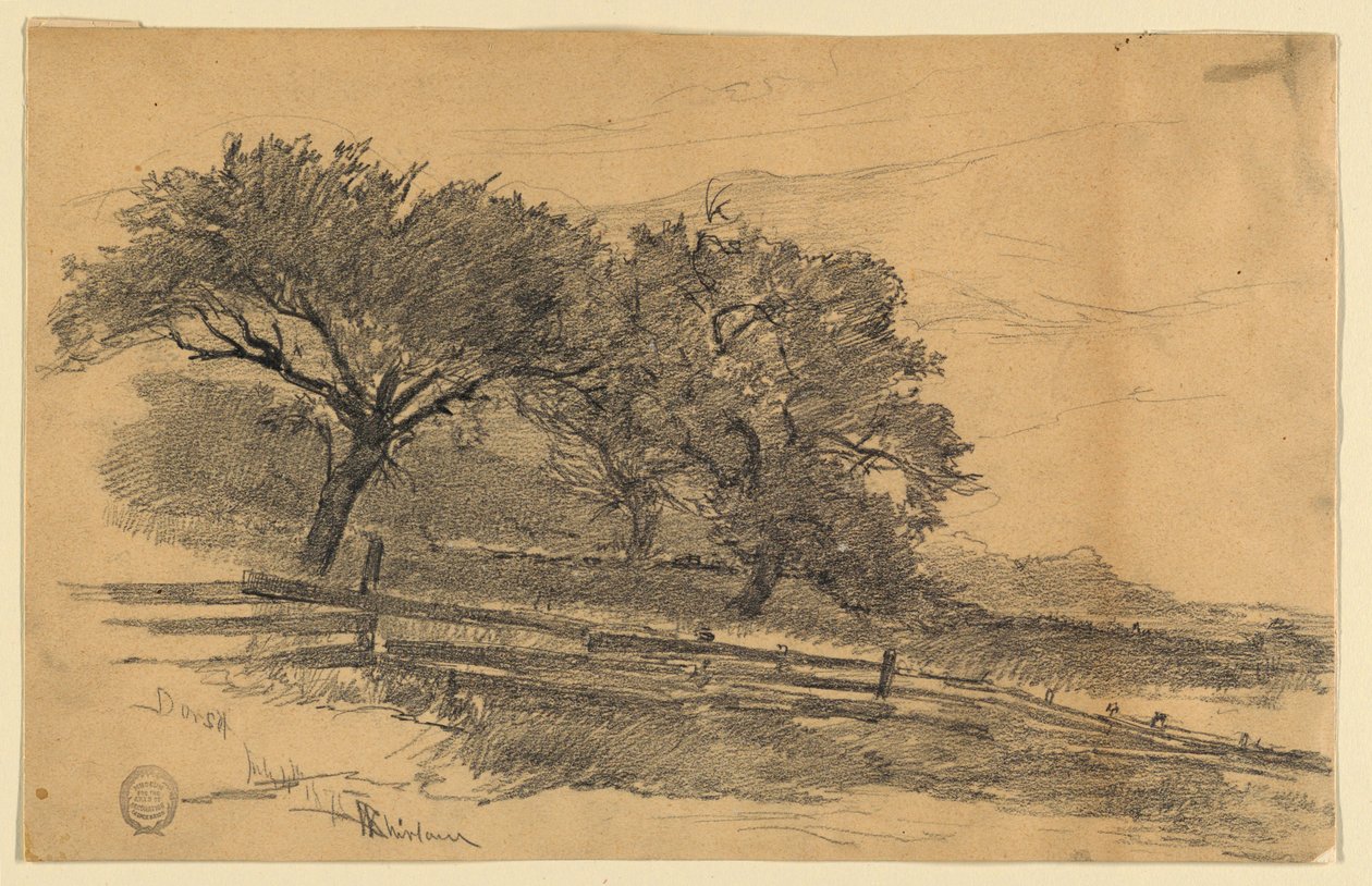 Paisaje en Dorset, Vermont de Walter Shirlaw