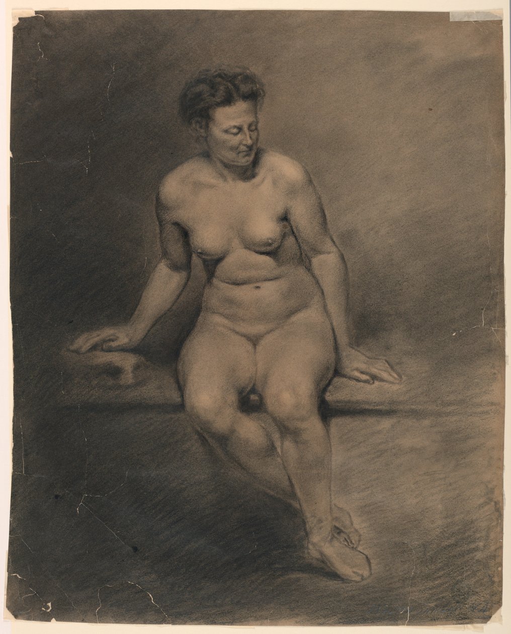 Mujer desnuda de Walter Shirlaw