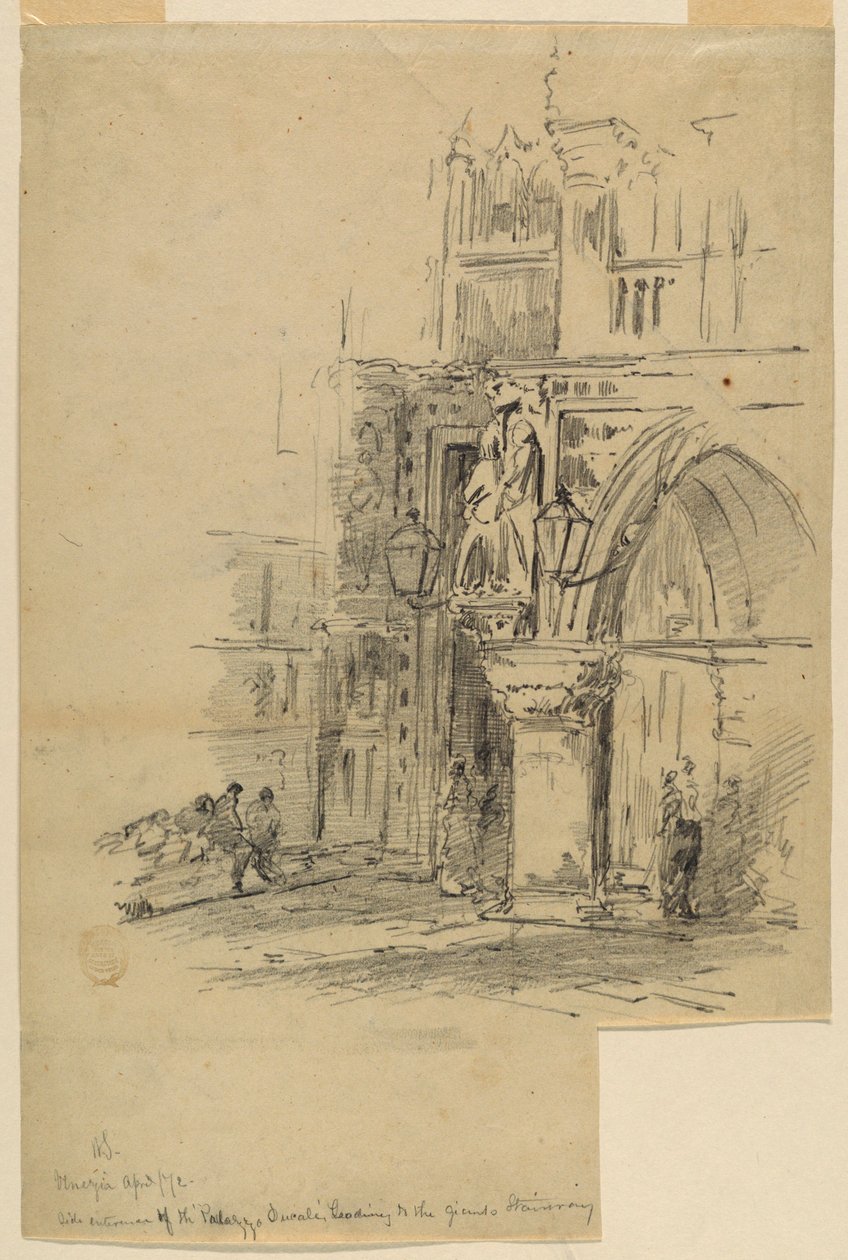Porta della Carta, Palacio Ducal, Venecia de Walter Shirlaw