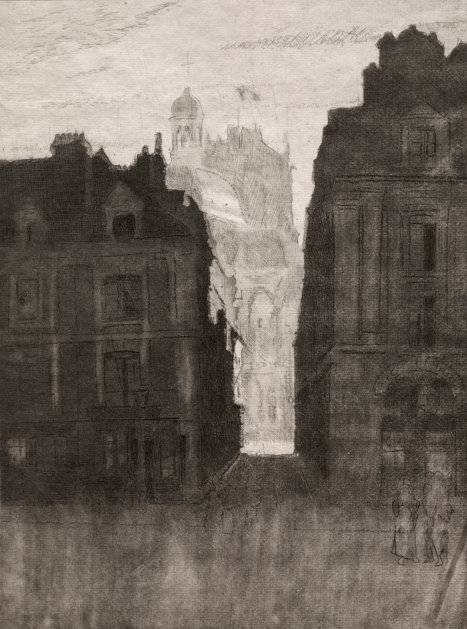 Dieppe, Calle Notre Dame de Walter Sickert
