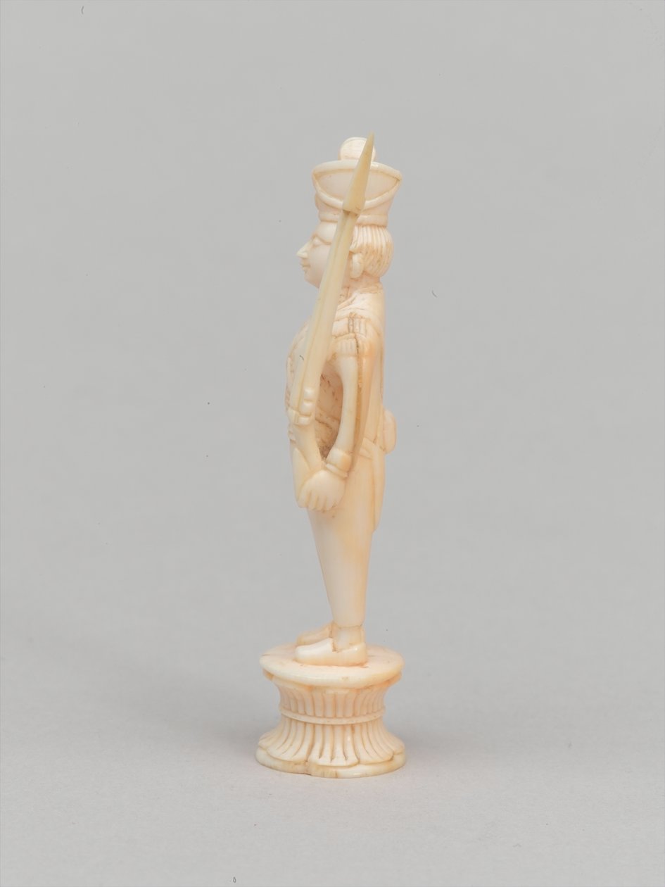 Peón blanco, pieza de ajedrez, India de Walter Stanley Paget
