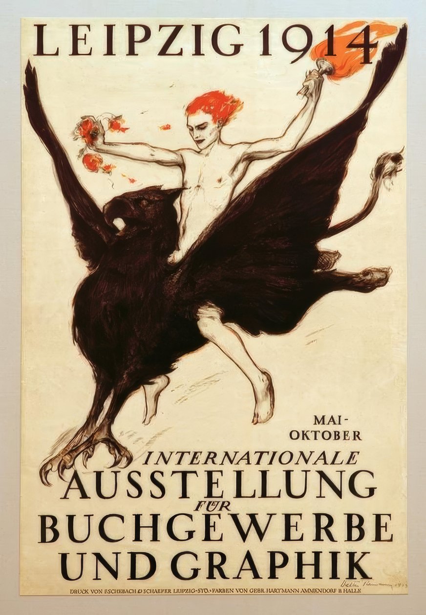Leipzig 1914, Exposición Internacional de Artes Gráficas y del Libro de Walter Tiemann