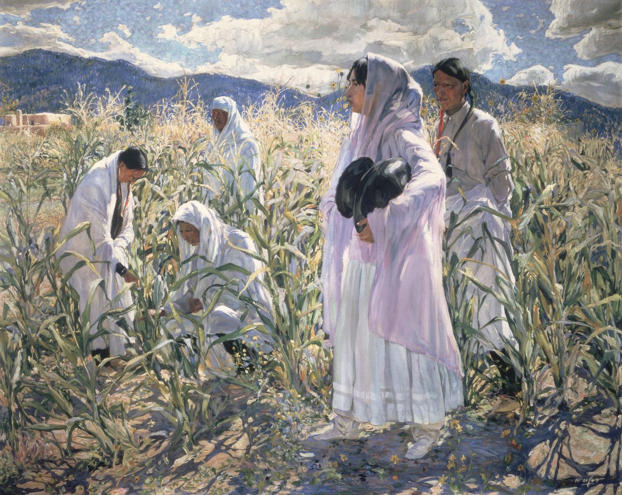Maíz indio, Taos de Walter Ufer