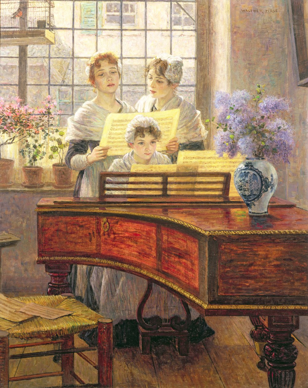 Alrededor del piano de Walther Firle