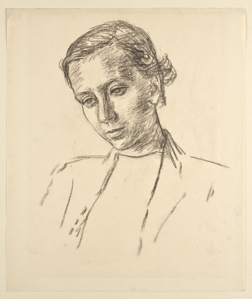 Retrato de una niña de Walther Gamerith