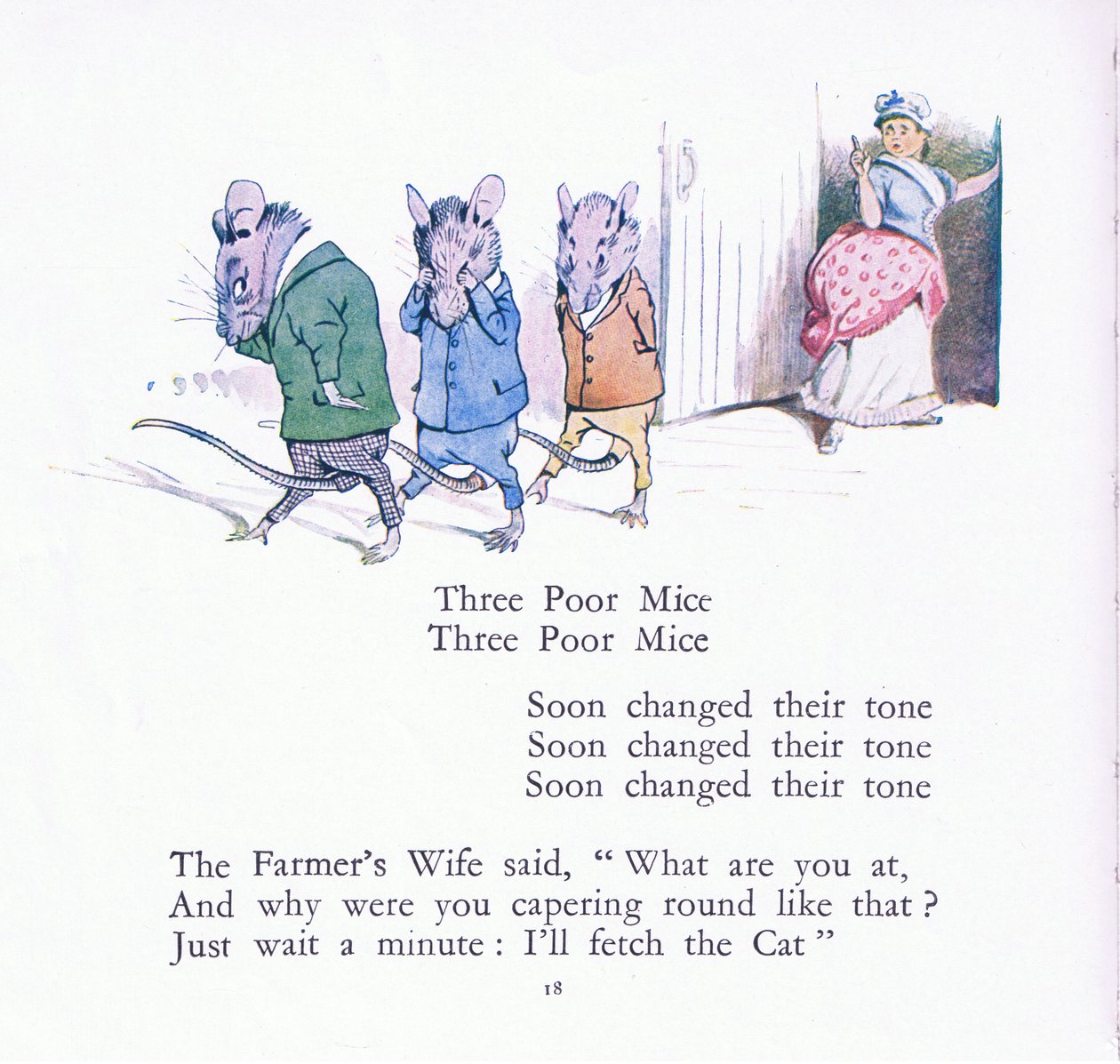 Tres ratones pobres, tres ratones pobres, pronto cambiaron su tono de Walton Corbould