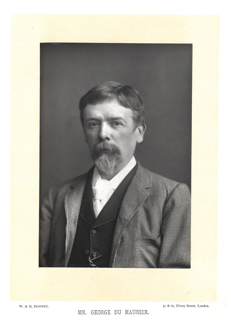 George Du Maurier, escritor y artista británico, c. 1895 de WandD Downey