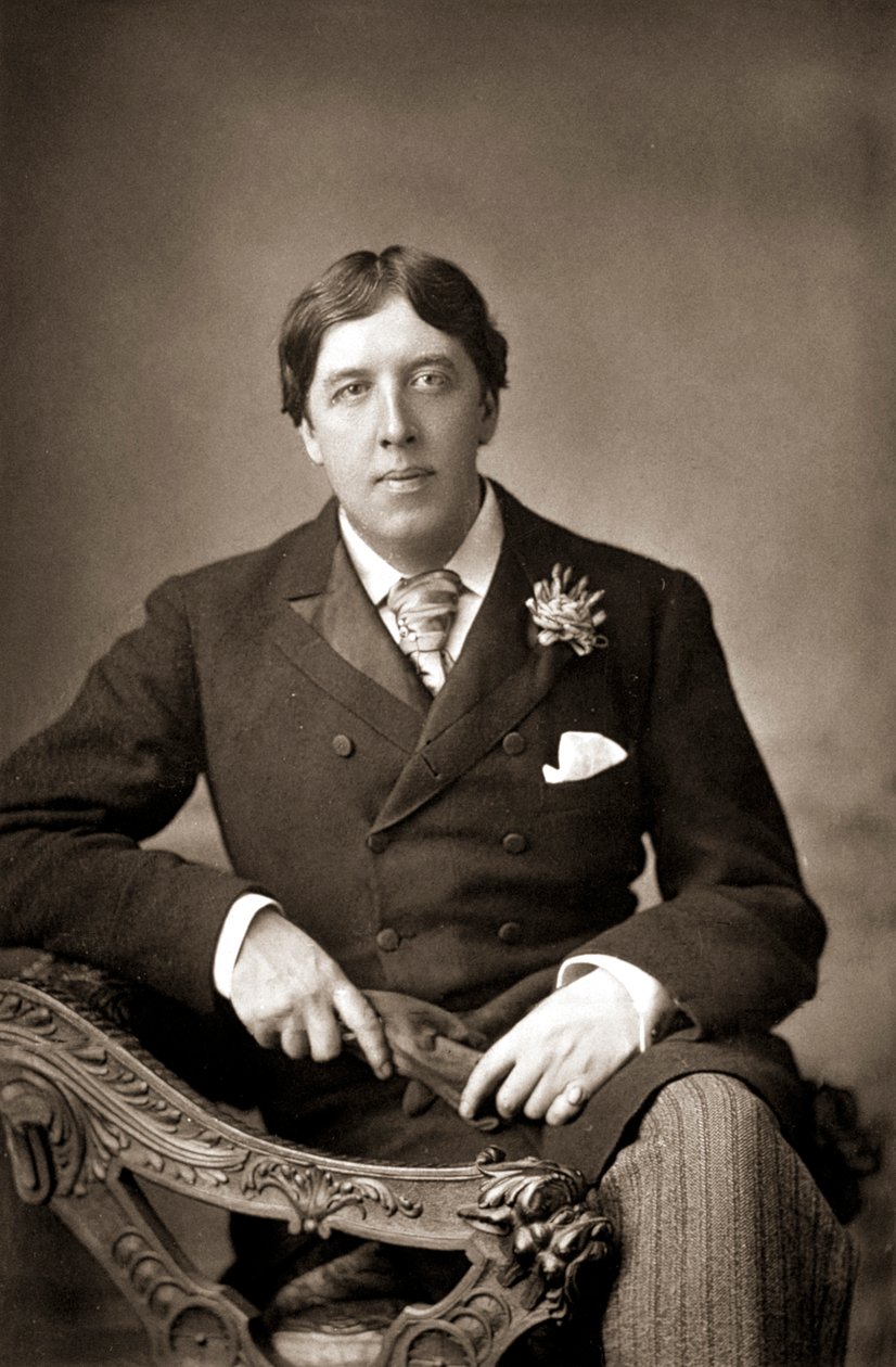 Oscar Wilde, escritor irlandés, ingenio y dramaturgo, c. 1890 de WandD Downey