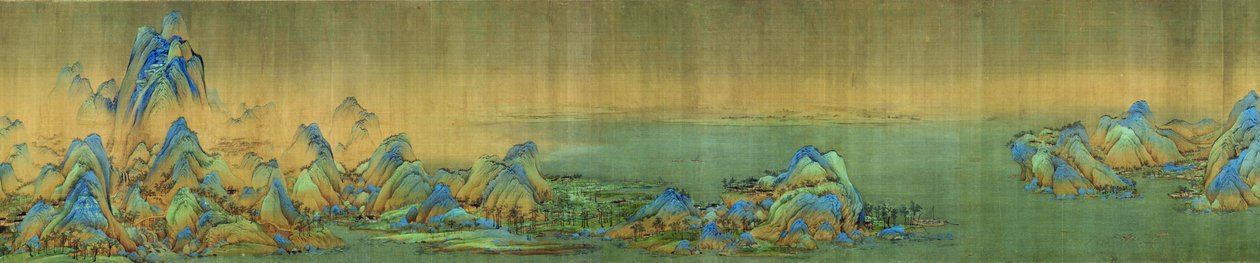 Mil Li de Ríos y Montañas, (detalle) de Wang Ximeng