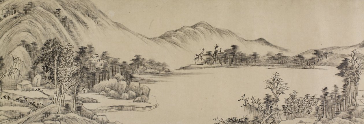 Espíritus libres entre arroyos y montañas de Wang Yuanqi