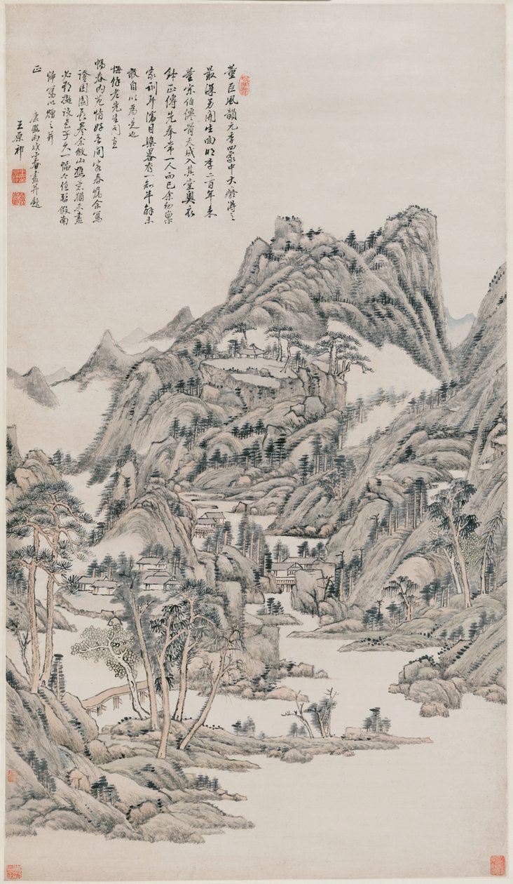 Paisaje de Wang Yuanqi
