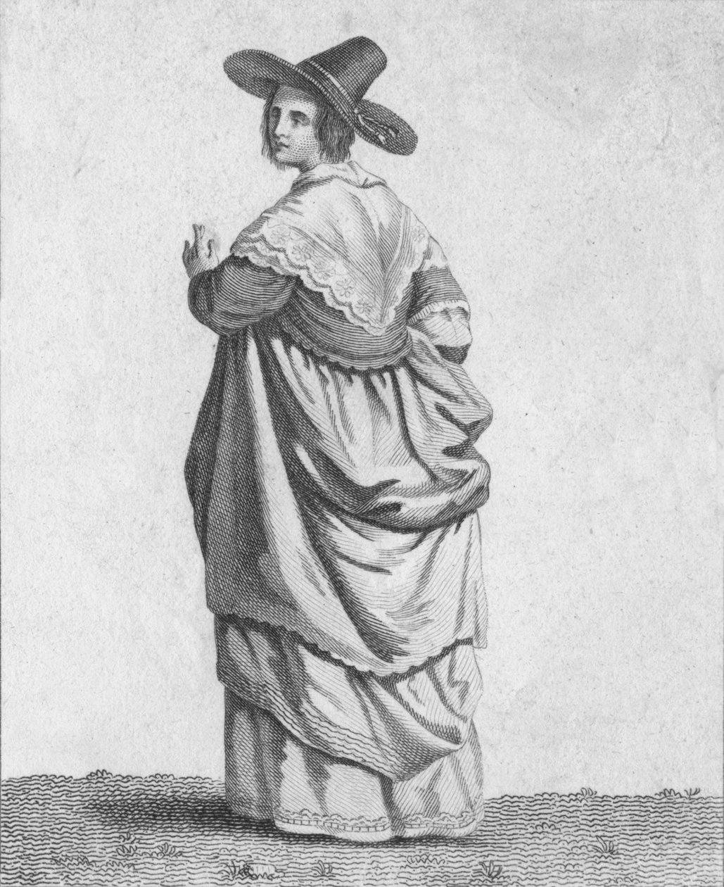 Esposa de un Comerciante - Vestimenta de Ciudadanos Eminentes en 1640 de Warren