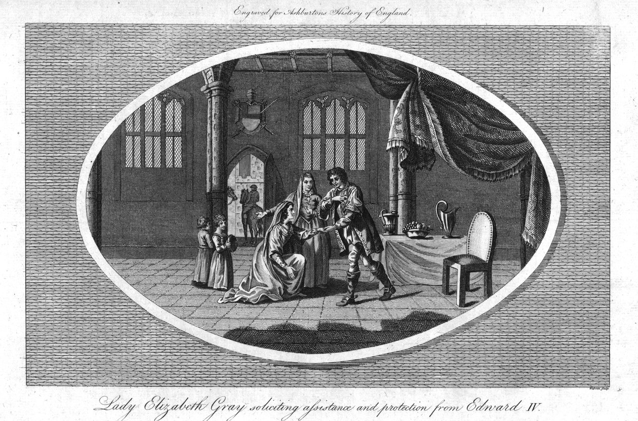 Lady Elizabeth Gray solicitando asistencia y protección de Eduardo IV, 1793 de Warren