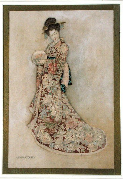 Chica Geisha de Warwick Goble