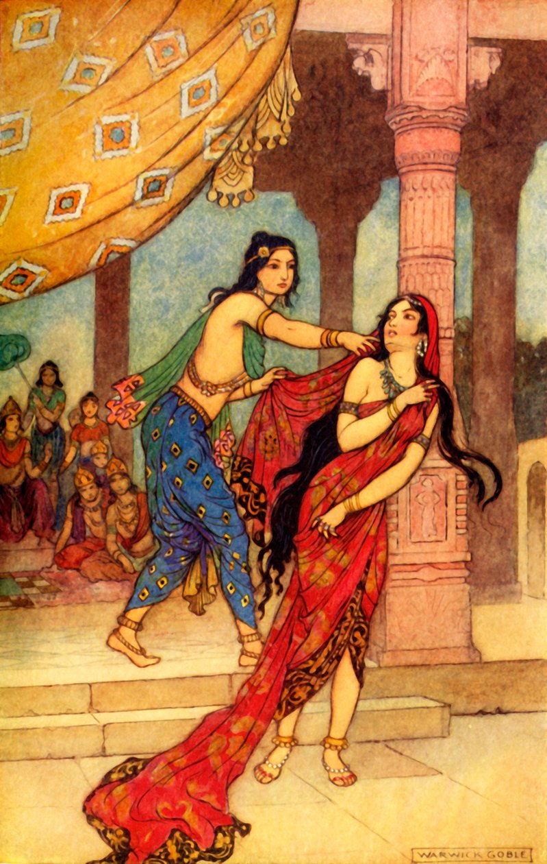 La prueba de la reina Draupadi de Warwick Goble