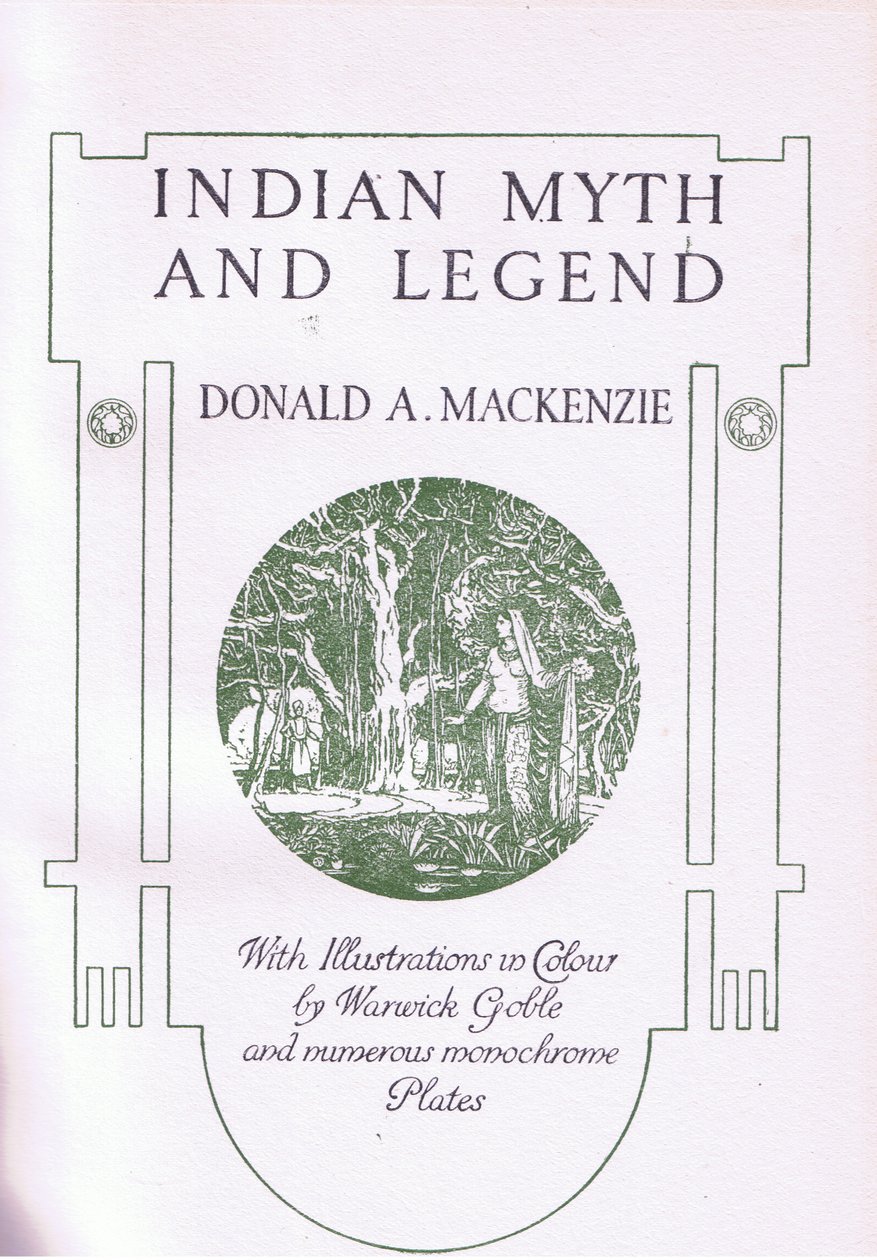 Diseño de la página del título de Warwick Goble