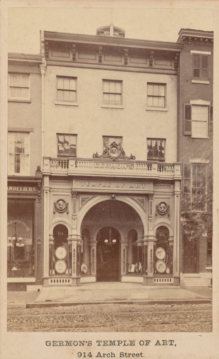 Templo del Arte de Germon, 1860 (foto) de Washington L. Germon