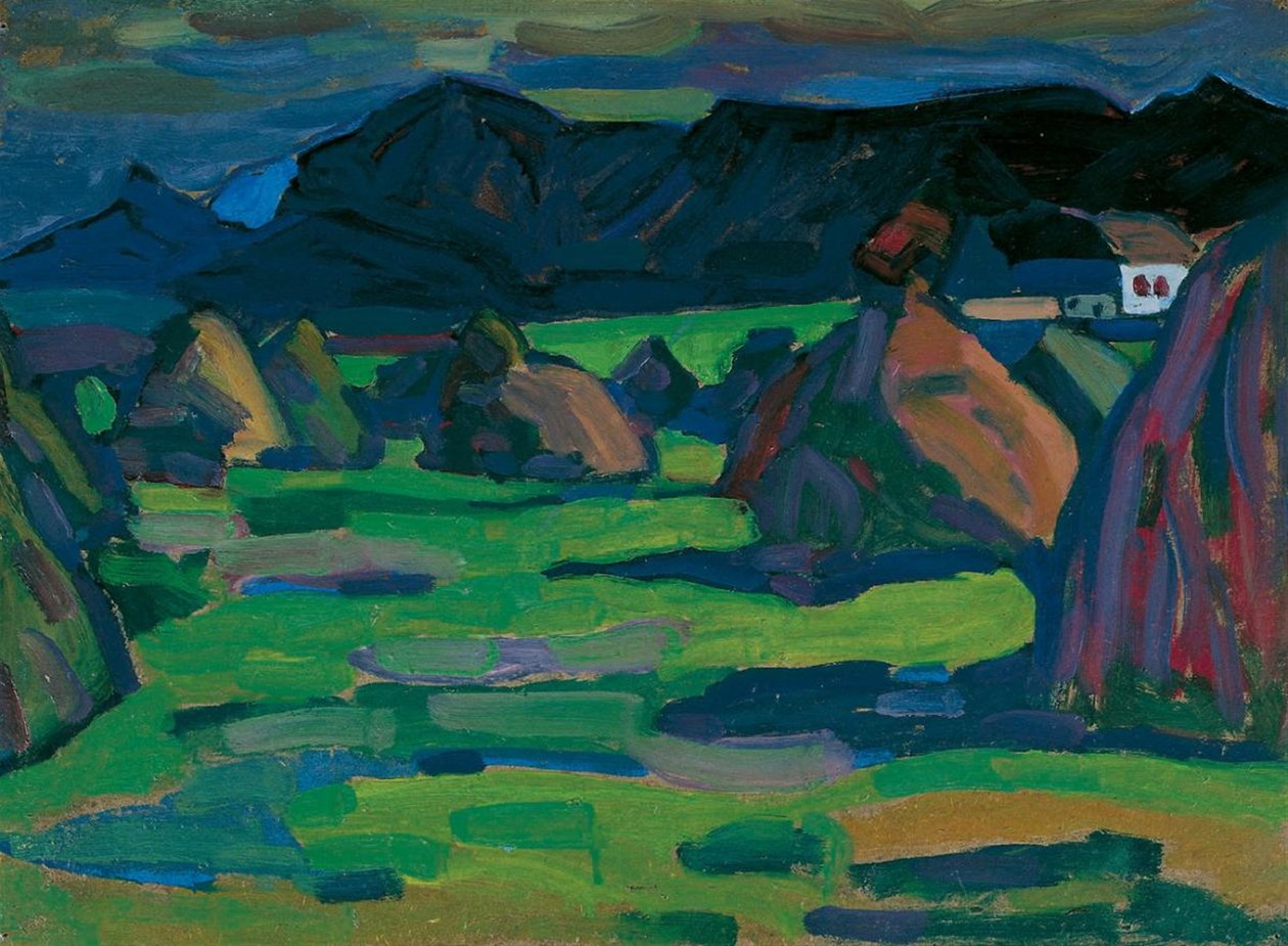 Granero-Murnau-Otoño de Wassily Kandinsky