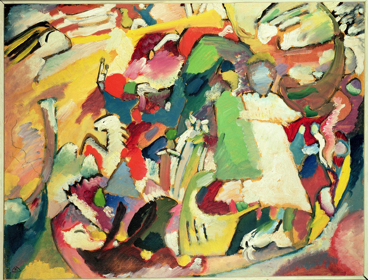 Todos los Santos, No. 1, 1910 de Wassily Kandinsky