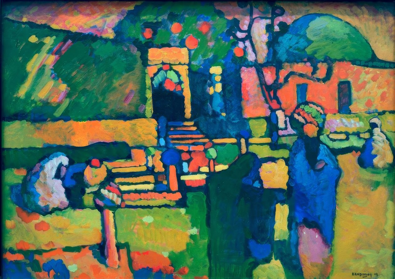 Cementerio árabe de Wassily Kandinsky