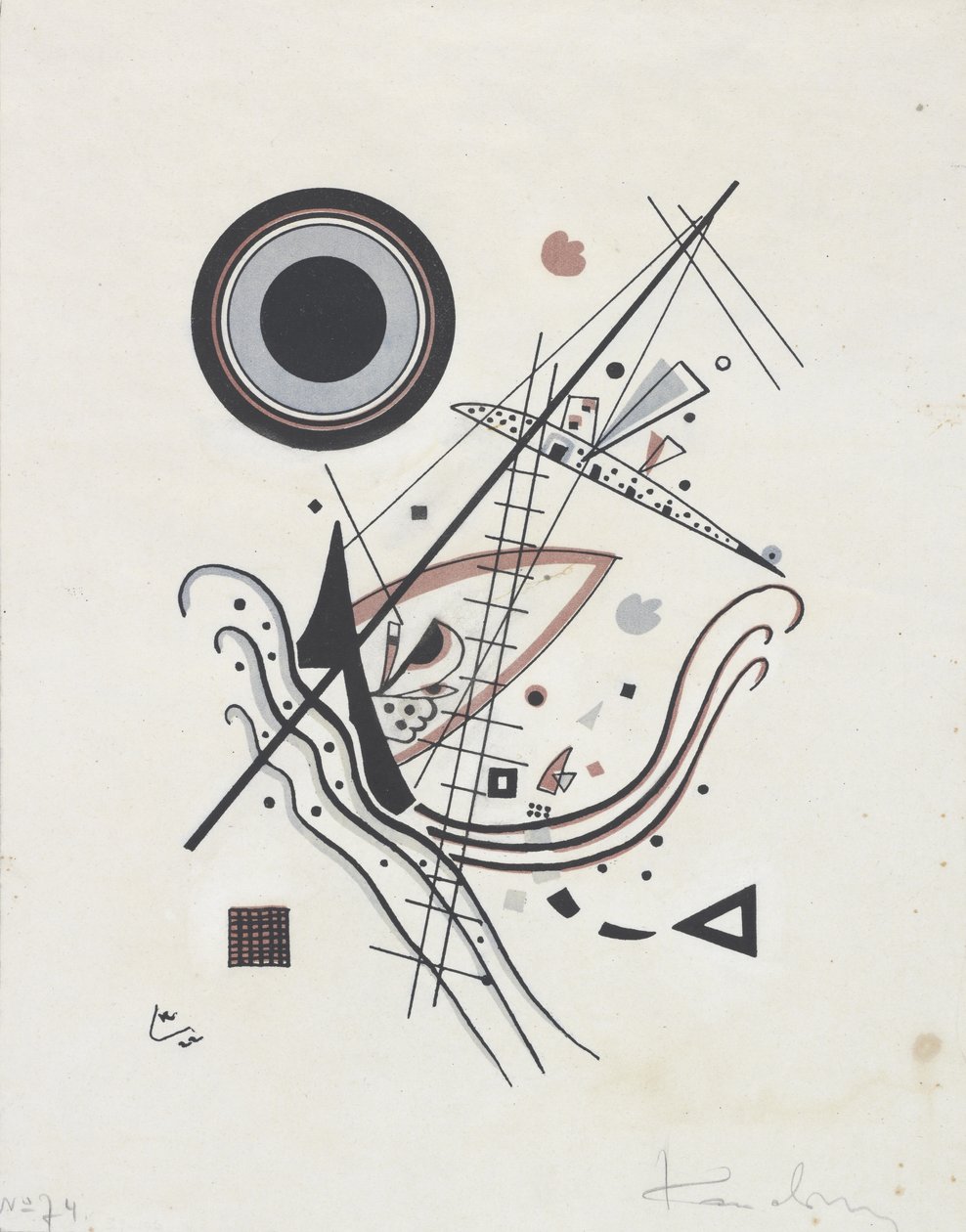 Blau (Azul), 1922 de Wassily Kandinsky