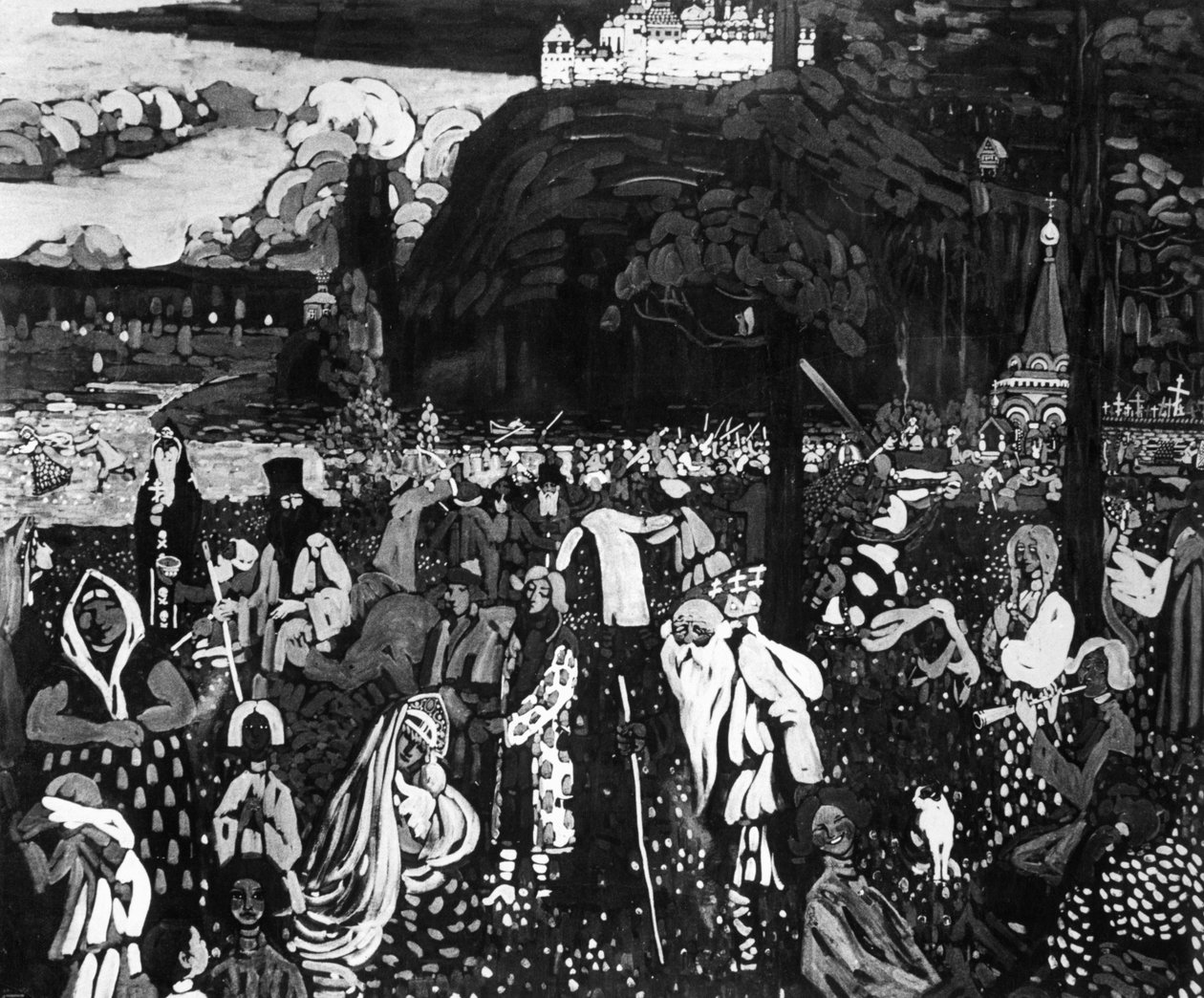Vida colorida, 1907 de Wassily Kandinsky