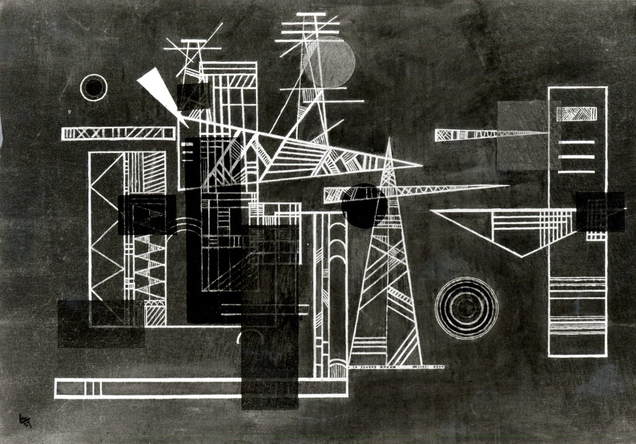 Construcción con puntos, 1927 de Wassily Kandinsky