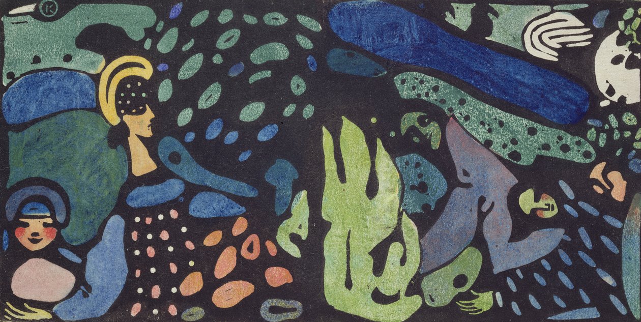 Niños soñadores de Wassily Kandinsky